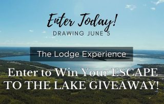 Win your Escape to the Lake Getaway at The Lodge on Lake Detroit