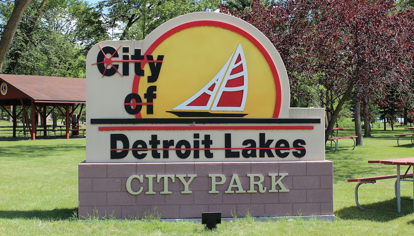 Detroit Lakes City Park Near The Lodge on Lake Detroit