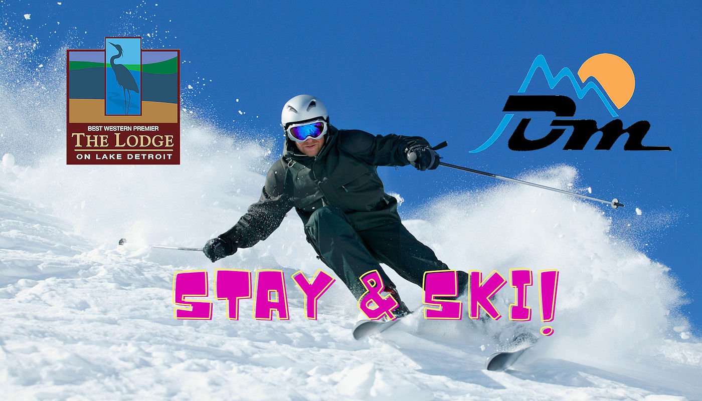 Detroit Mountain Ski & Stay Packages from The Lodge on Lake Detroit in Lake Detroit, MN