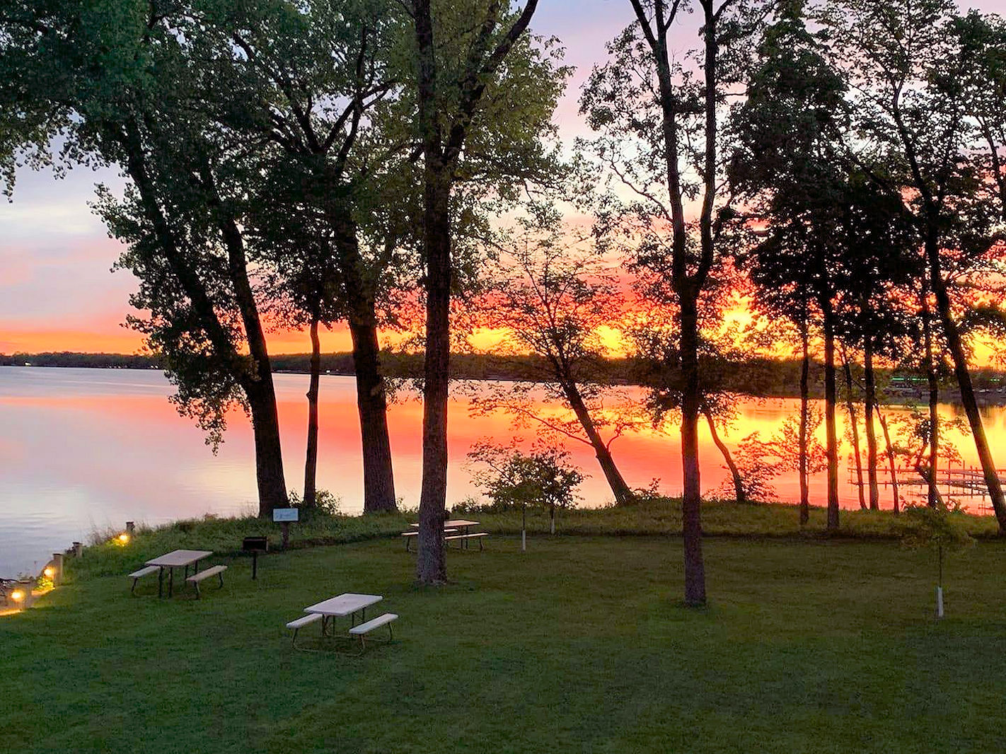 May 27, 2021 Big Detroit Lake Sunset at The Lodge on Lake Detroit