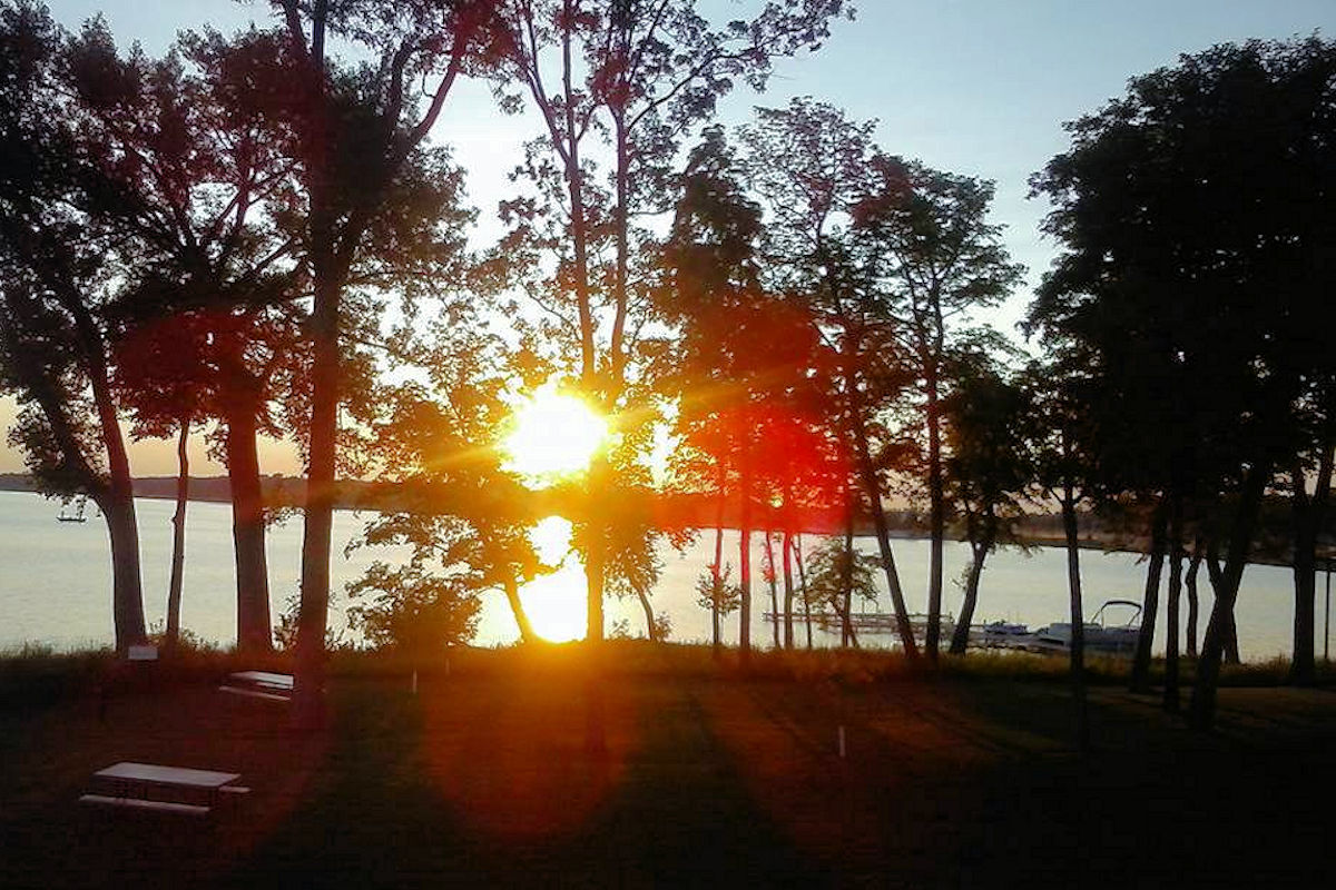 July 9, 2015 Big Detroit Lake Sunset at The Lodge on Lake Detroit