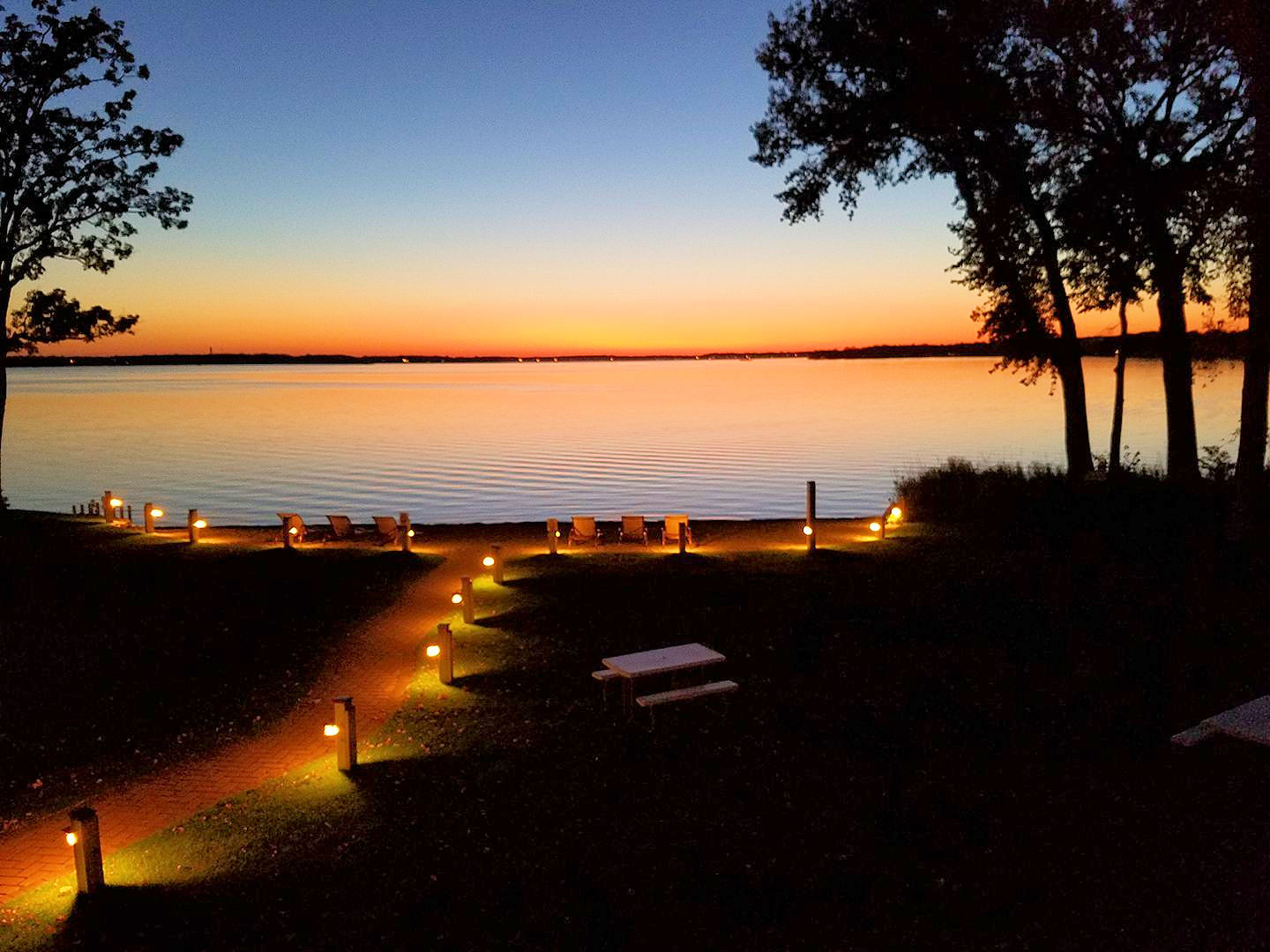 October 05, 2017 Big Detroit Lake Sunset at The Lodge on Lake Detroit