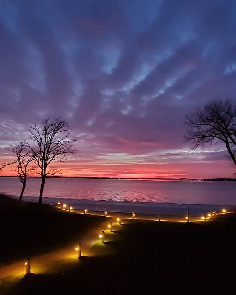 November 8, 2019 Big Detroit Lake Sunset at The Lodge on Lake Detroit