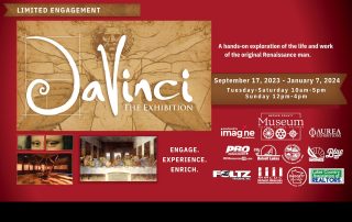 Da Vinci: The Exhibition at The Becker County Museum - Detroit Lakes Minnesota - September 17, 2023 - January 7, 2024