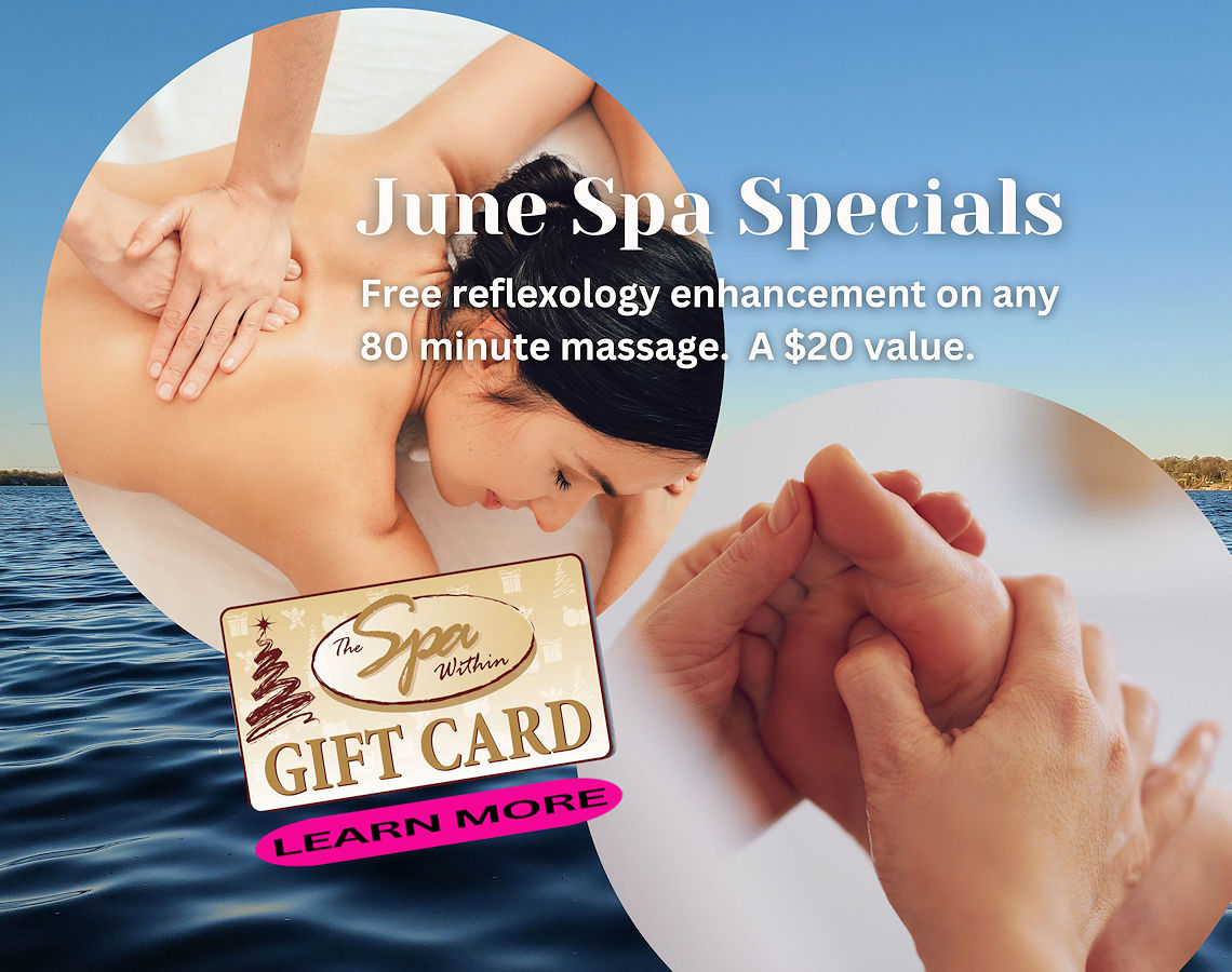 June Spa Specials at the Spa Within at The Lodge on Lake Detroit