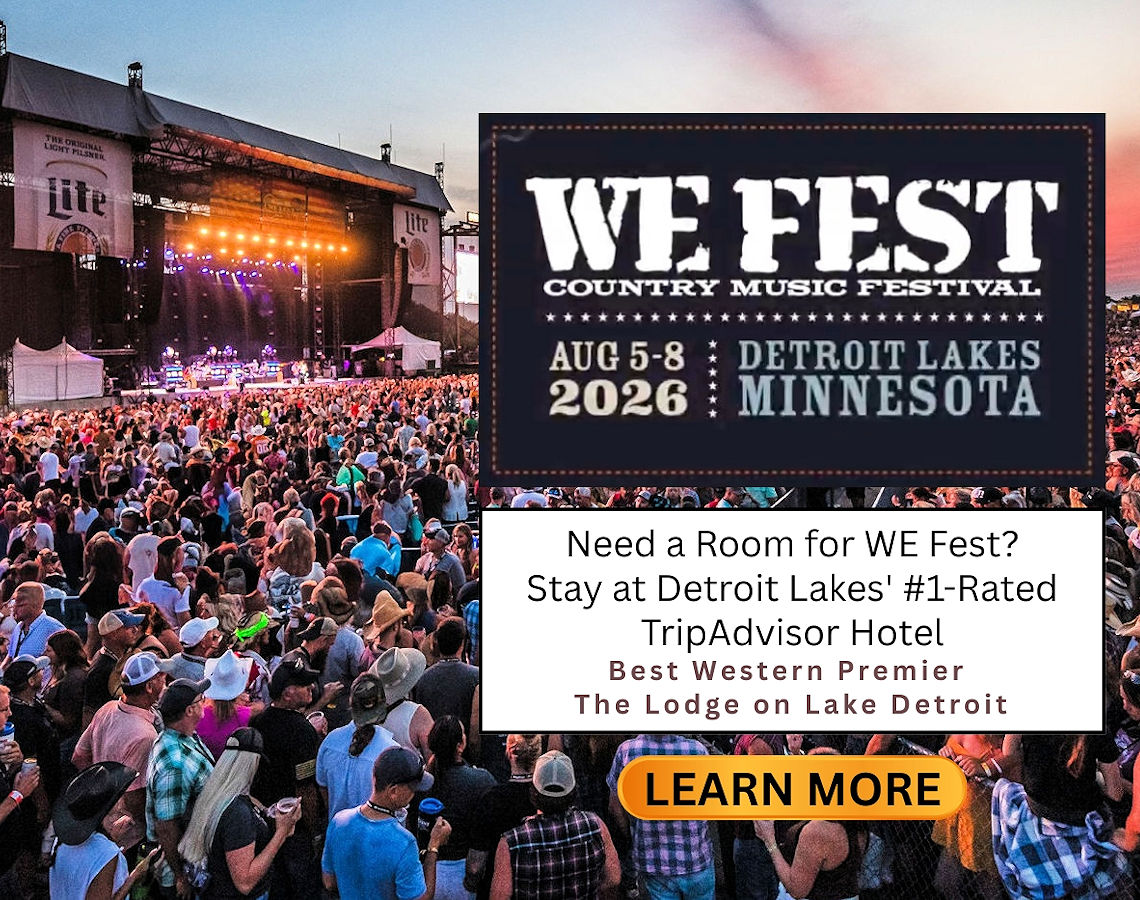Still Looking for a WE Fest Room? Choose Detroit Lakes' #1-Rated TripAdvisor Hotel, Best Western Premier The Lodge on Lake Detroit